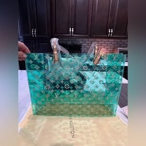 LV clear tote/beach bag